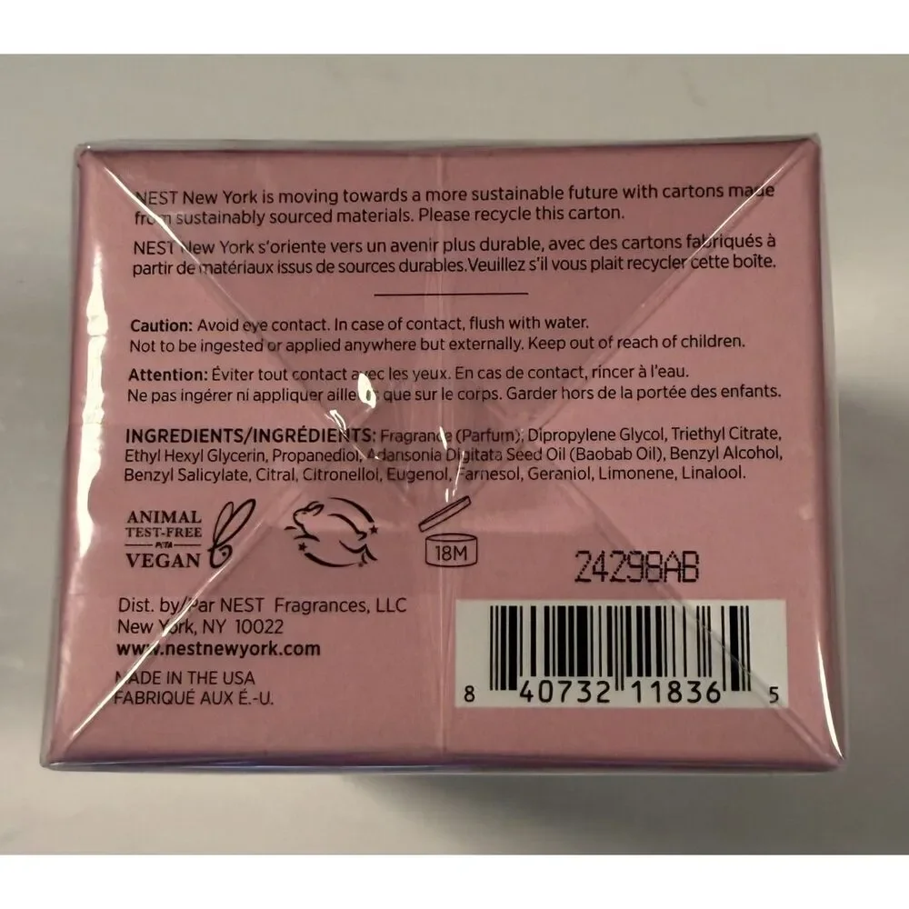 NEST New York Turkish Rose Perfume Oil 1oz/30mL New Sealed